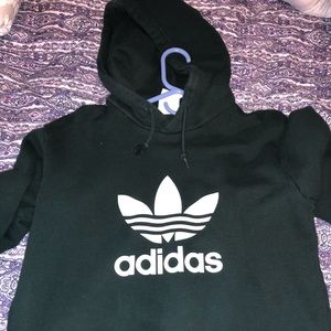 Adidas mens green hoodie